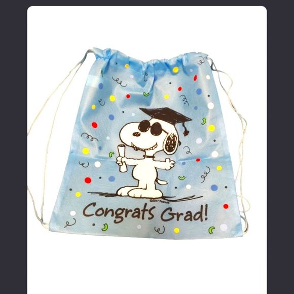 💗3/$30 New Snoopy Graduation Bag‎ - Picture 1 of 3